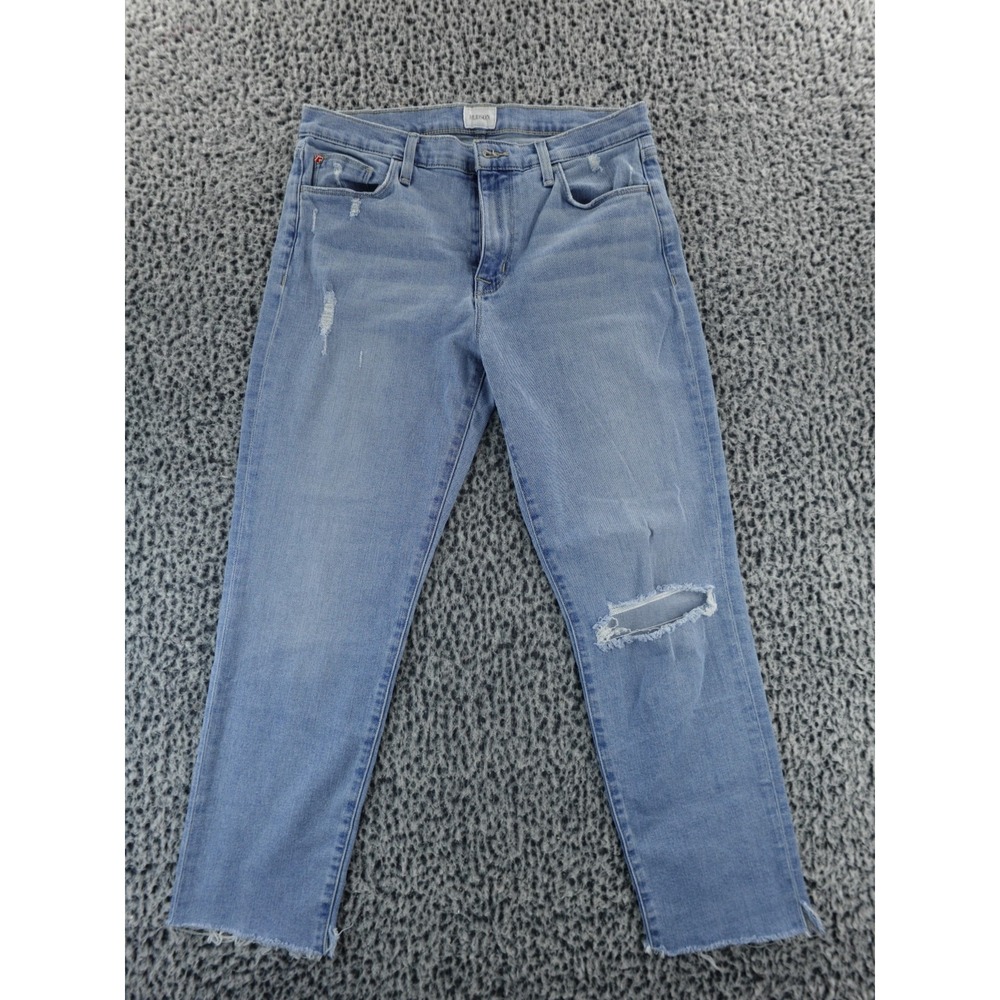 Hudson's Jeans Women's Size 30 Natalie Suz Light Ash Denim Distressed